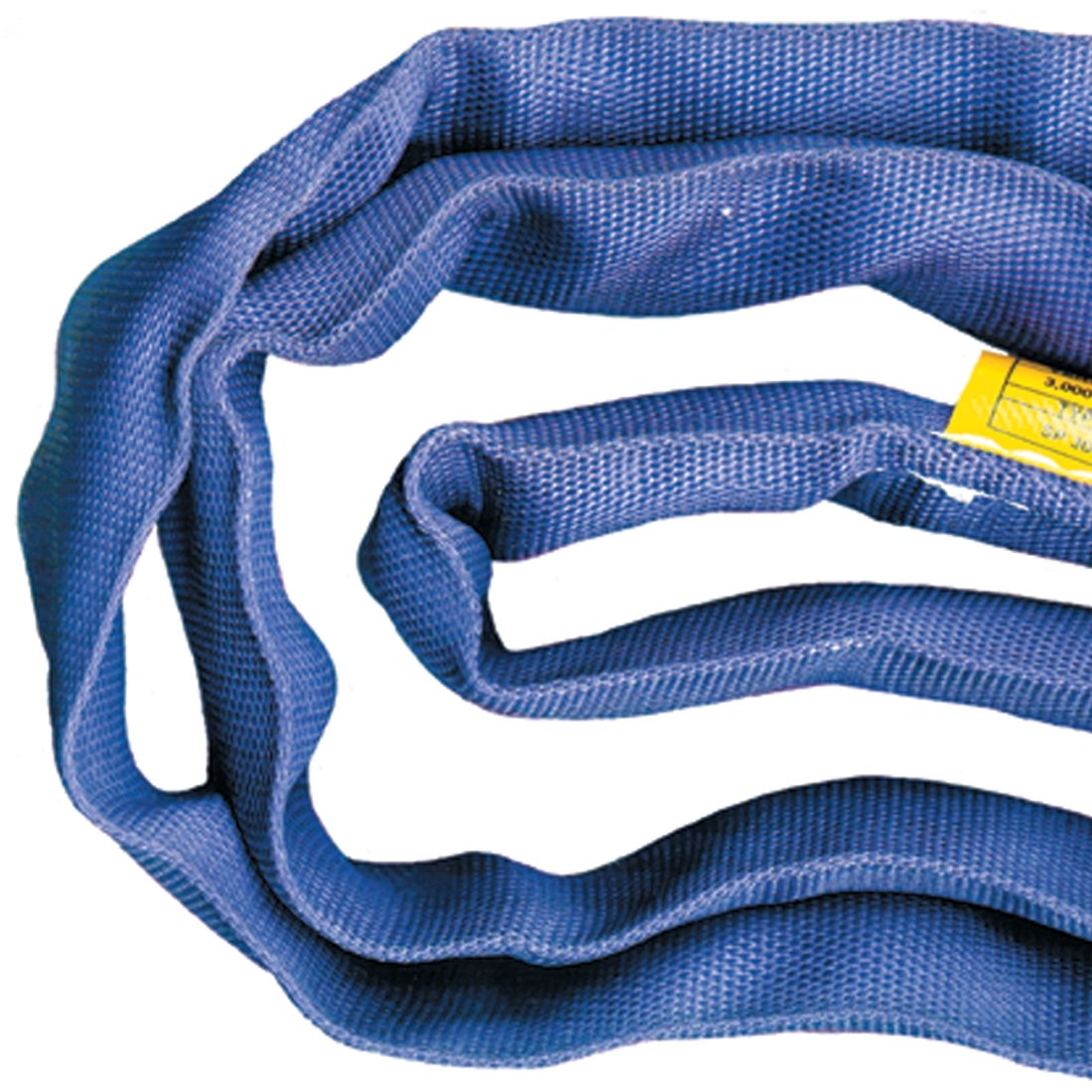 VULCAN Round Sling - Super Duty - 10 Foot - Blue - Safe Working Load 21,200 Lbs. (V) - 17,000 Lbs. (C) and 42,400 Lbs. (B) - Image 5