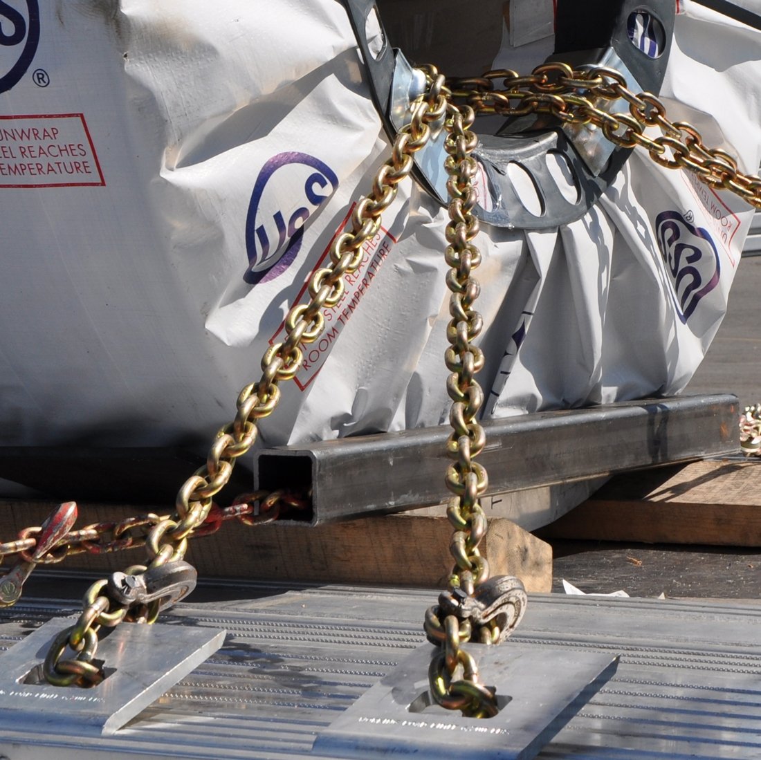 VULCAN Safety/Binder Chain with Clevis Grab Hooks - Grade 70-5/16 Inch x 10 Foot - 4,700 Pound Safe Working Load - Image 8
