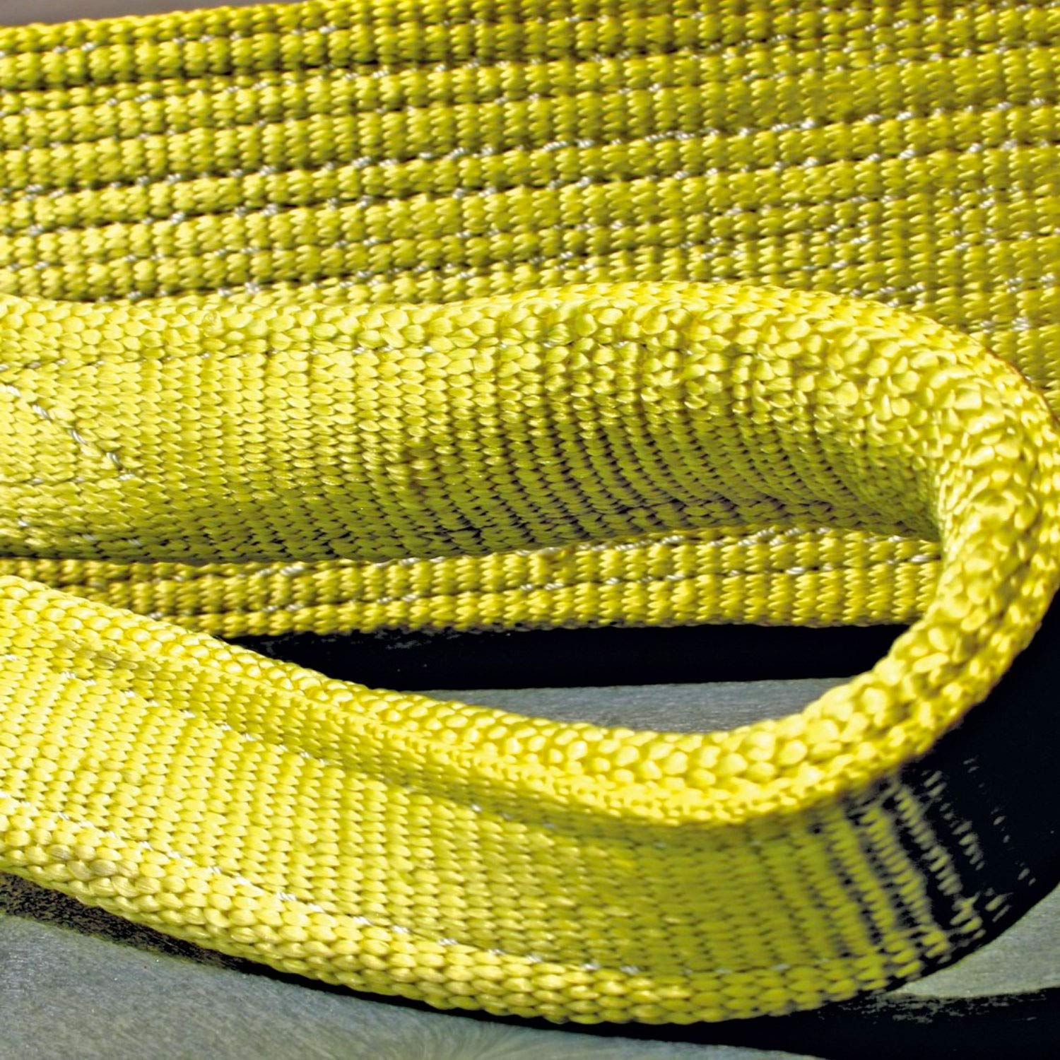 VULCAN Sling - 1-Ply - Eye and Eye - Polyester - 2 Inch x 8 Foot - Safe Working Load of 3,200 Pounds (V) - 2,500 Pounds (C) - 6,400 Pounds (B) - Image 5