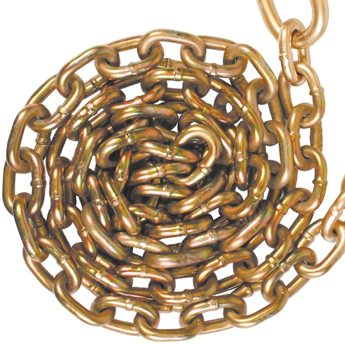 VULCAN Tow Chain with 15 Inch Forged J Hook and Grab Hook - Grade 70 Chain - 6 Foot - 4,700 Pound Safe Working Load - Image 7